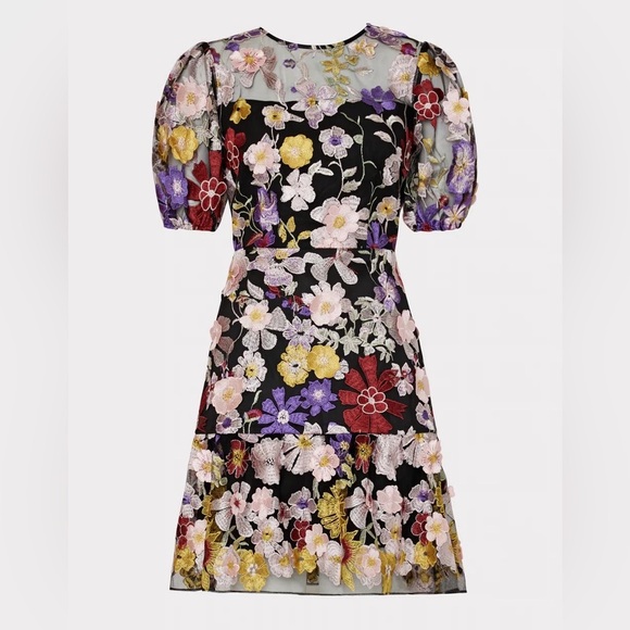 Milly Yasmin Floral Embroidery Dress - Picture 2 of 5